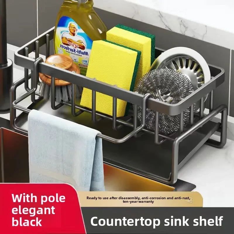 Sink Sponge Holder & Drain Rack