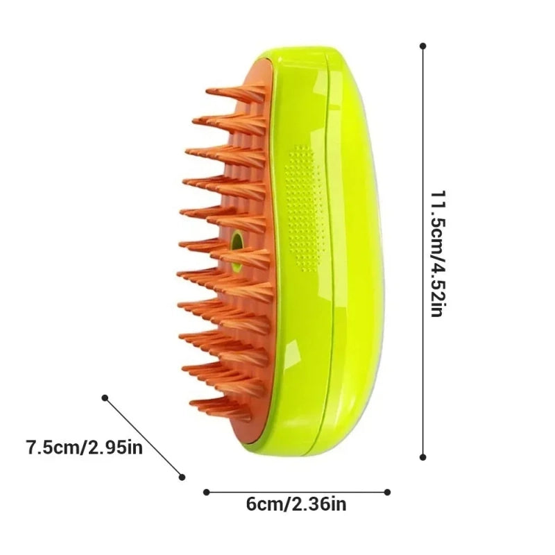 Steamy Pet Grooming Brush