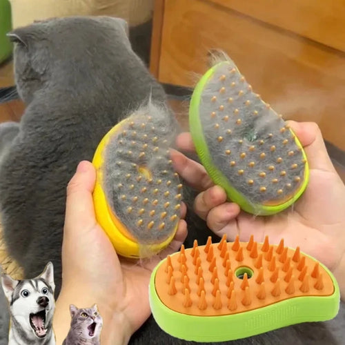 Steamy Pet Grooming Brush