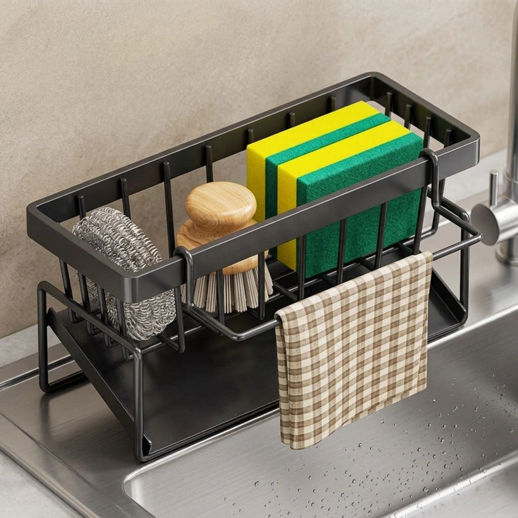 Sink Sponge Holder & Drain Rack
