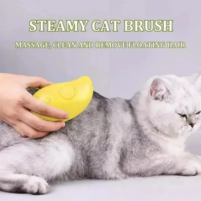 Steamy Pet Grooming Brush