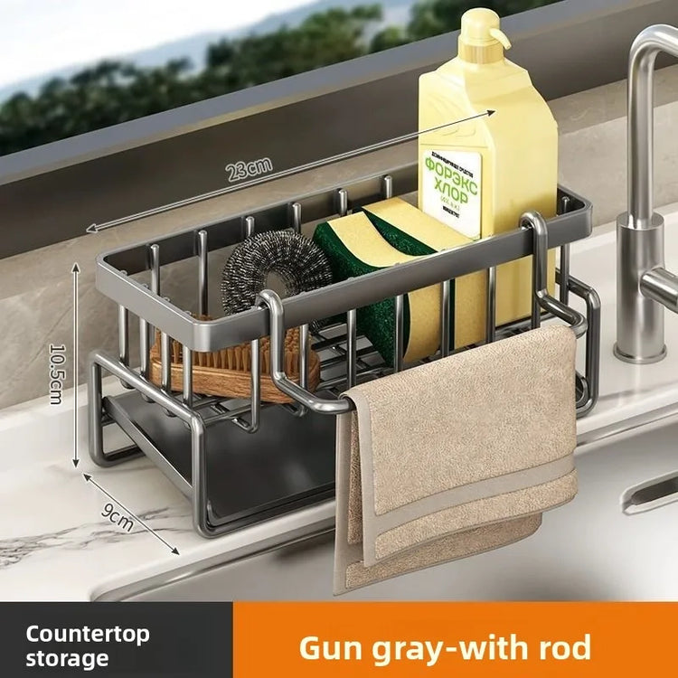 Sink Sponge Holder & Drain Rack