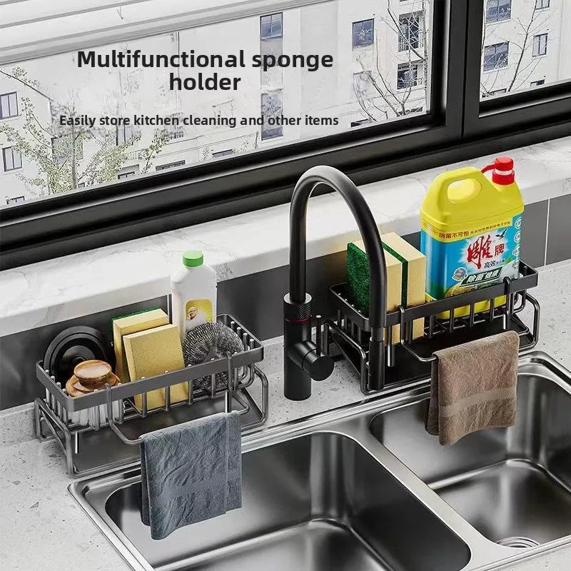 Sink Sponge Holder & Drain Rack